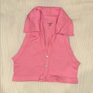 Out from Under Pink collard tank